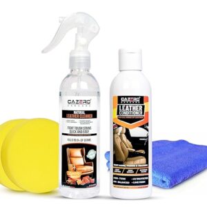 Cazero Natural Leather Cleaner & Conditioner Combo Kit
