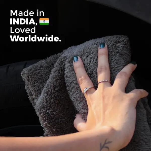 Car101 Coral fleece microfiber towel - 550 gsm - Image 4