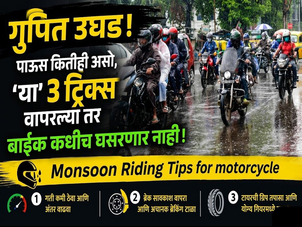 Monsoon Riding Tips for motorcycle 