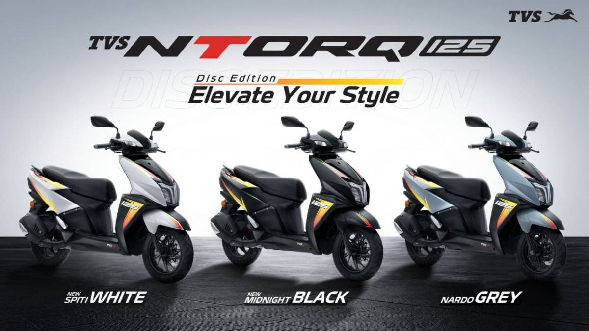TVS Ntorq 125 6 New Colours Launch