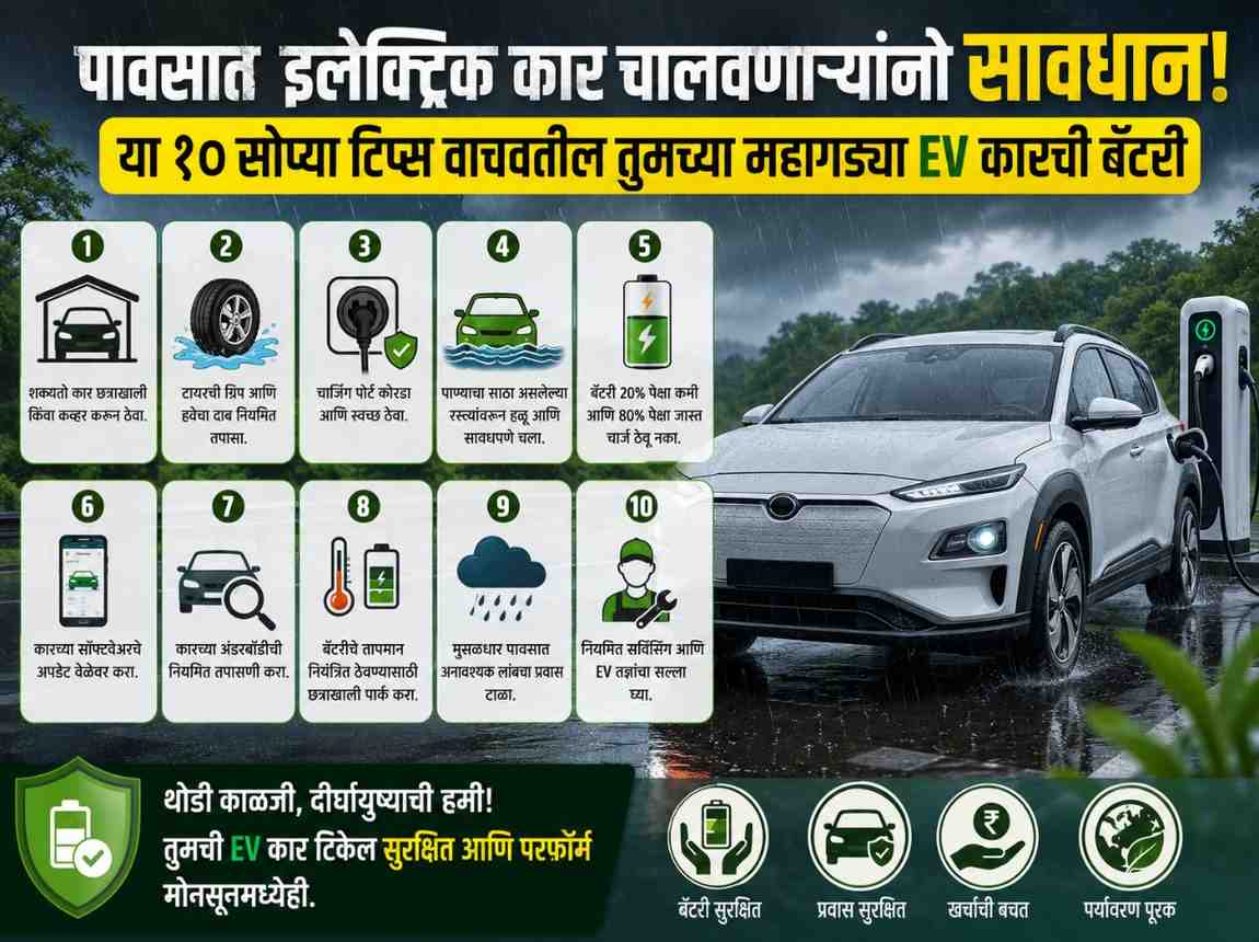 10 Monsoon EV Car Care Tips