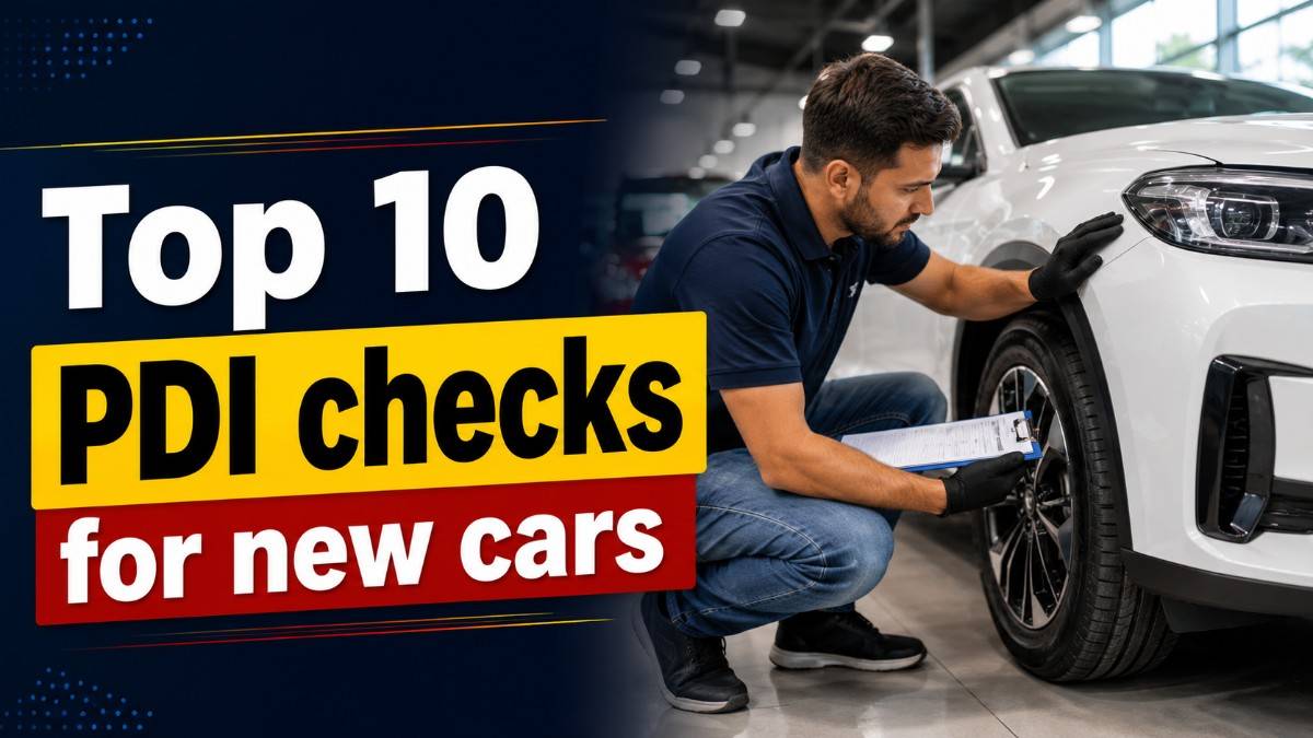 Top 10 PDI checks for new cars