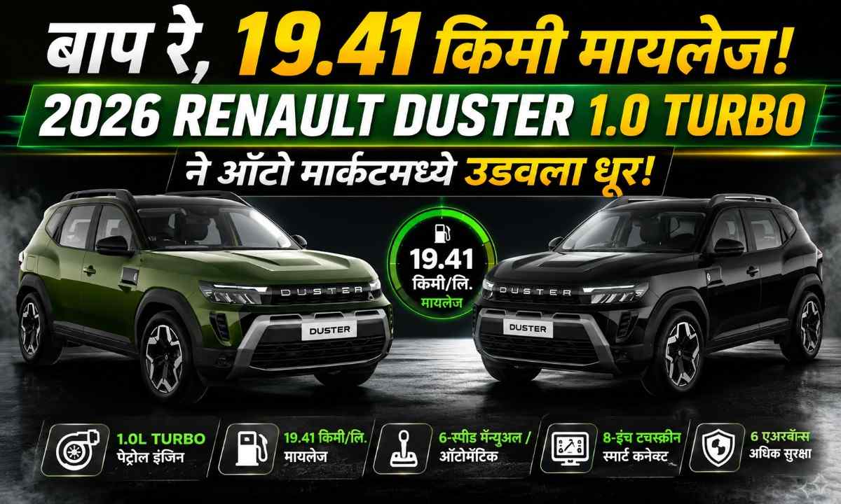 2026 Renault Duster 1.0 Turbo Fuel Efficiency Revealed