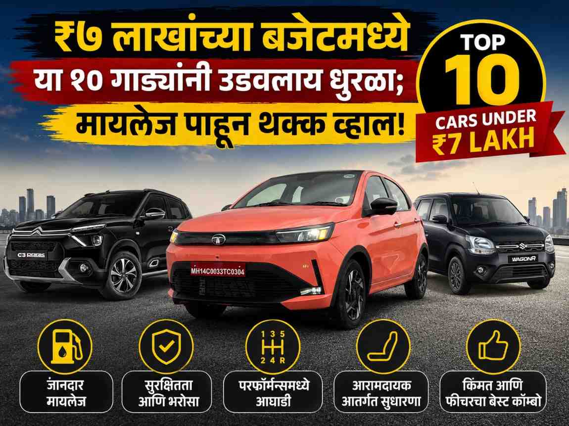Top 10 cars under 7 lakh
