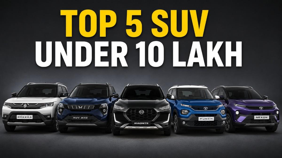 Top 5 SUV Under 10 Lakh
