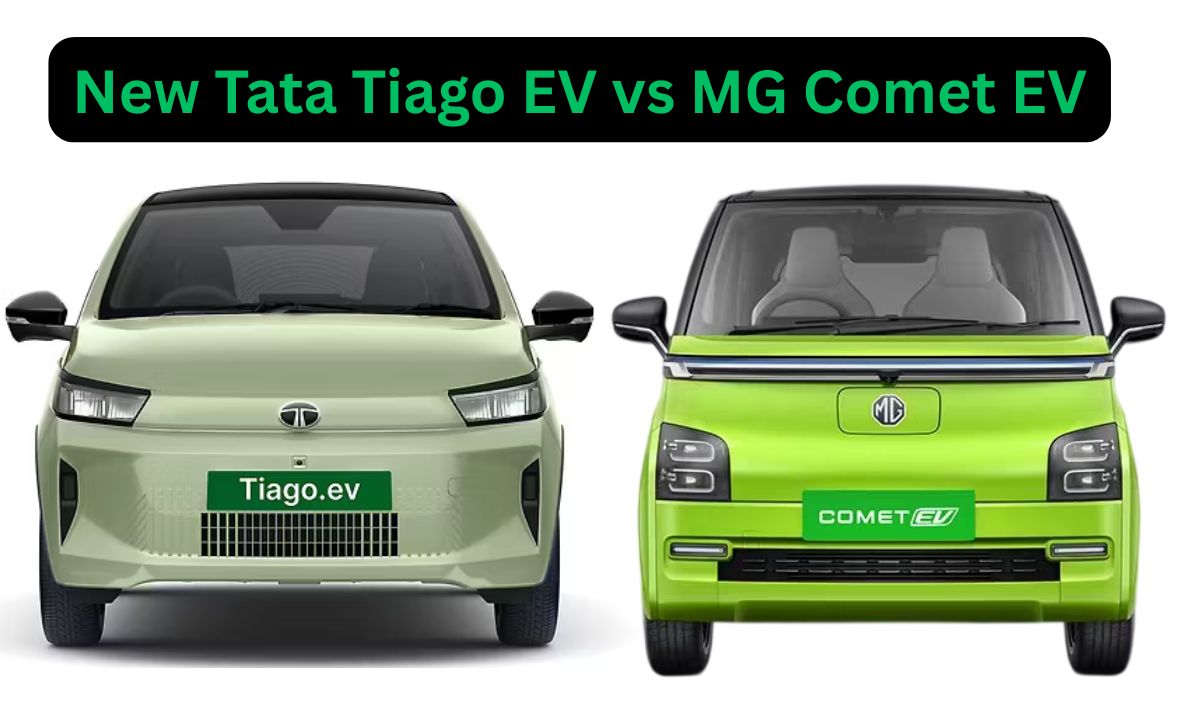 New Tata Tiago EV vs MG Comet EV