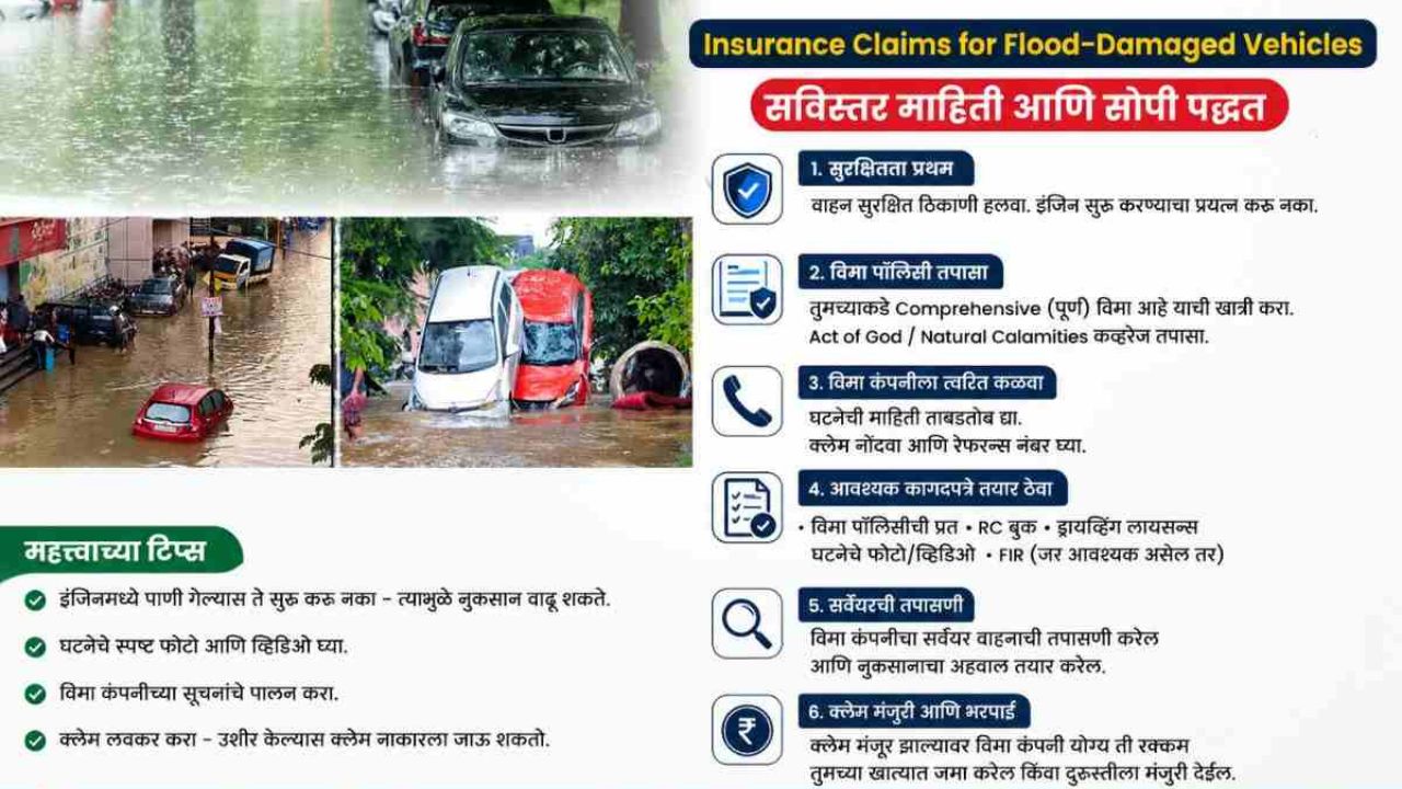 Insurance Claims for Flood-Damaged Vehicles